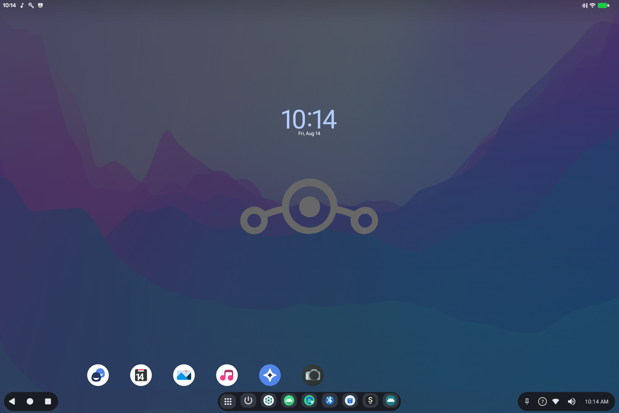 Home screen